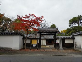 紅葉情報「名張藤堂家邸跡」「積田神社」