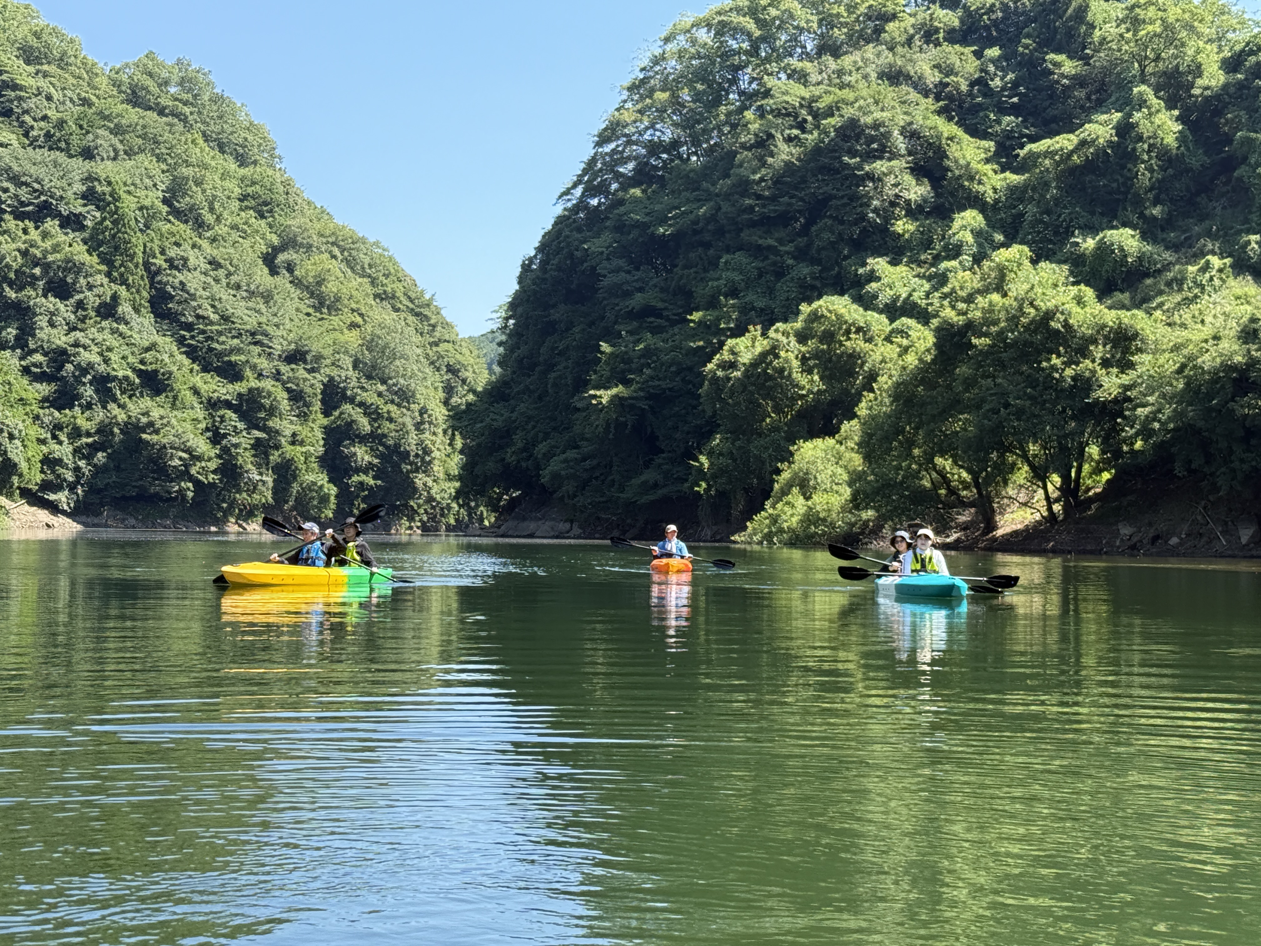 【4月～11月開催】青蓮寺湖カヤック/湖上散策コース